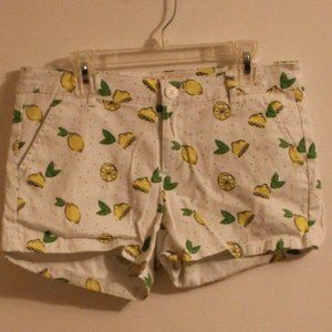 Bebop Lemon print Shorts